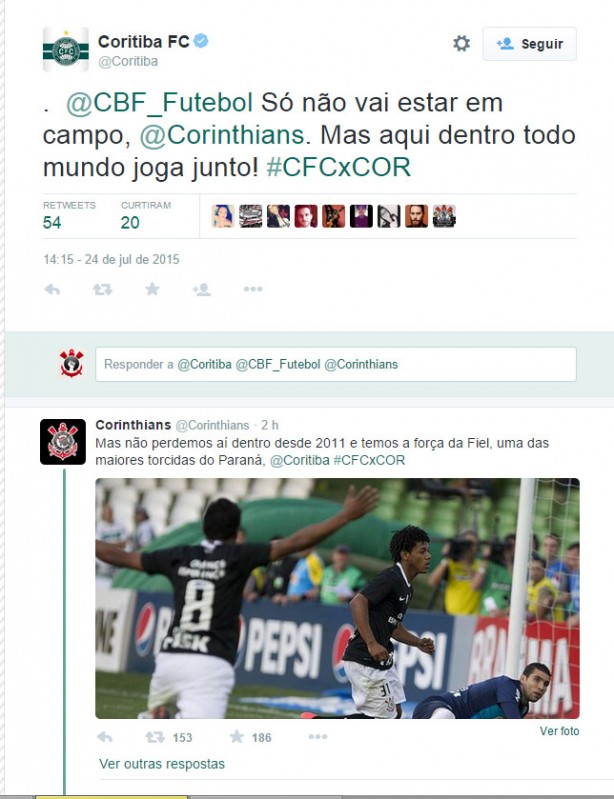 Twitter Corinthians