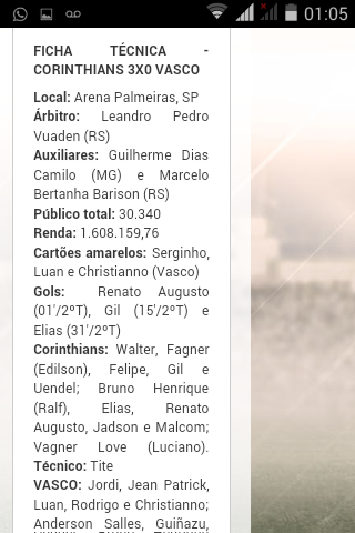Site do Vasco confunde Arena Corinthians com arena palme%$#@