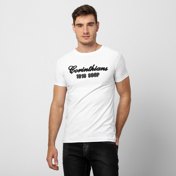 Camiseta Corinthians 1910 Bordado