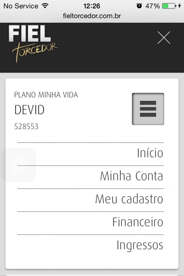 Mais um fiel torcedor!